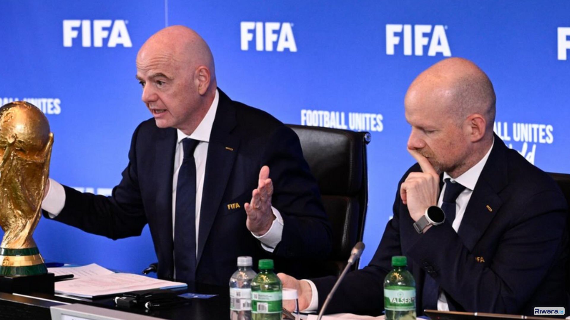 Presiden FIFA Gianni Infantino menyampaikan komitmen menjadikan Piala Dunia FIFA 2026 sebagai simbol perdamaian dunia di tengah ketegangan geopolitik global.